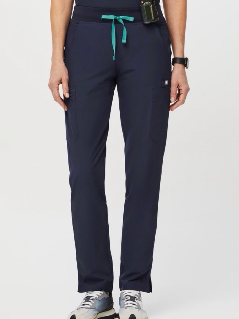FIGS Yola FreeX Lined Scrub Pant Small Navy Blue